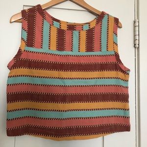 Ace and Jig Pinwheel Calla top turned Skipper Tee